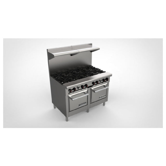 Venancio R482ST-48B_LP 48 Inch Gas Restaurant Range 8 Burner 316000 BTU