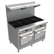 Venancio G602CO-60B_LP 60 Inch Gas Restaurant Range with 10 Burners 245000 BTU