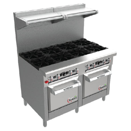 Venancio G602CO-60B_LP 60 Inch Gas Restaurant Range with 10 Burners 245000 BTU