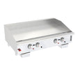 Venancio G48CT-48T 48 Inch Gas Griddle Countertop with 4 Thermostatic Valves 100000 BTU