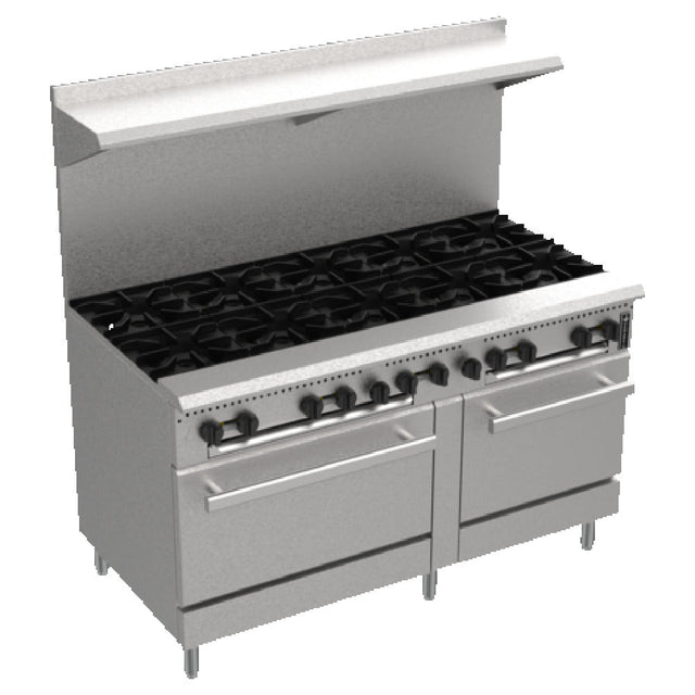 Venancio PRO60G-ST _NAT 60 Inch Gas Range with 10 Open Burners and 2 Ovens