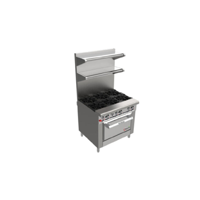 Venancio G36ST-36B_LP 36 Inch Gas Restaurant Range with 6 Burners 143000 BTU