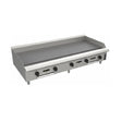 Venancio PGM60G-CT_NAT 60 Inch Gas Griddle with 5 Manual Control Valves 150000 BTU